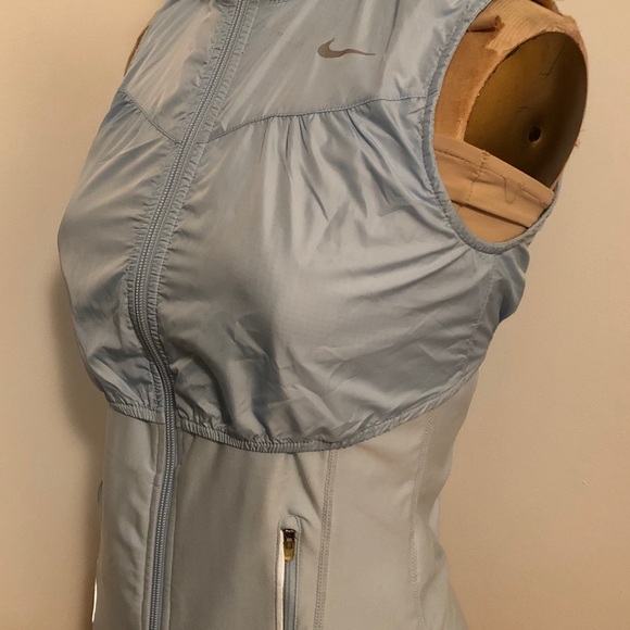 Nike Fit light blue vest running jacket XS - Picture 8 of 8